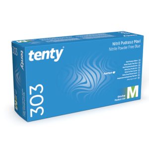 Tenty 303 Nitrile Powder Free Examination Gloves ( Examination Gloves )